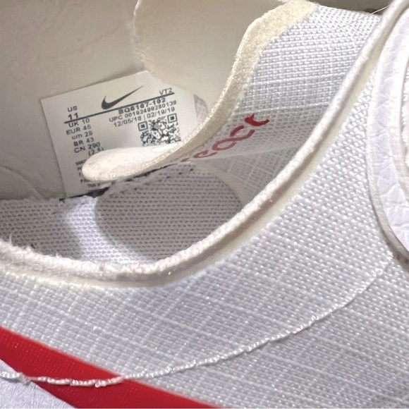 Nike Men’s React Element 55 White & Red - Picture 6 of 9